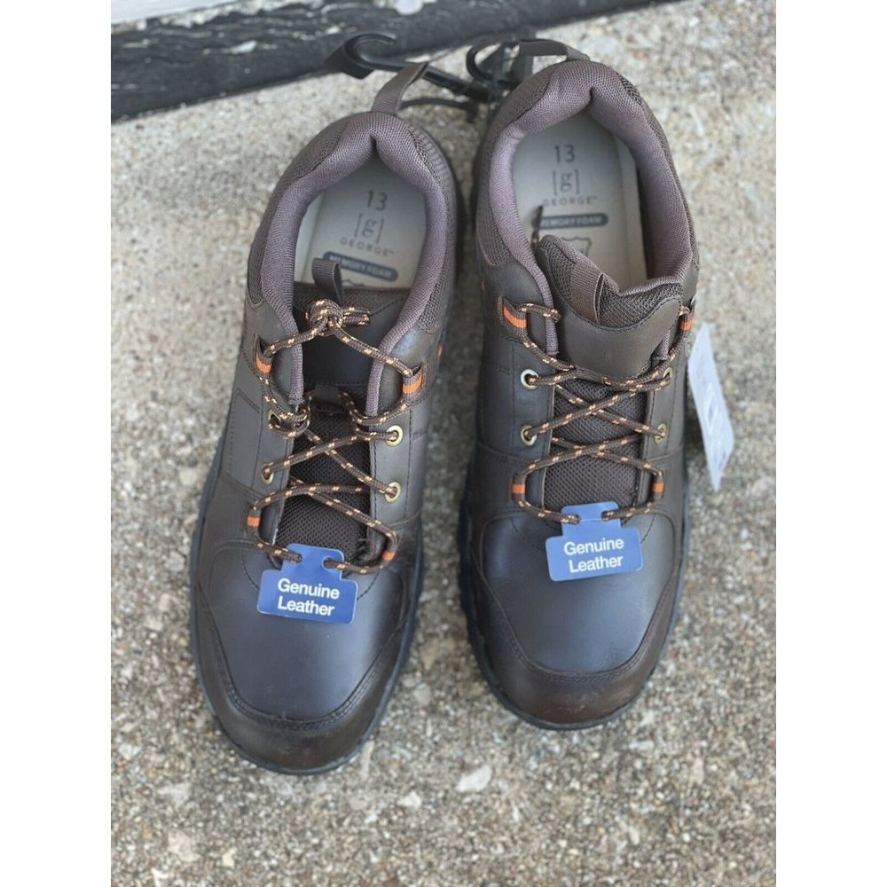 SHOES  SZ 13 Shoes  Mens  MEMORY FOAM   NEW George Genuine Leather